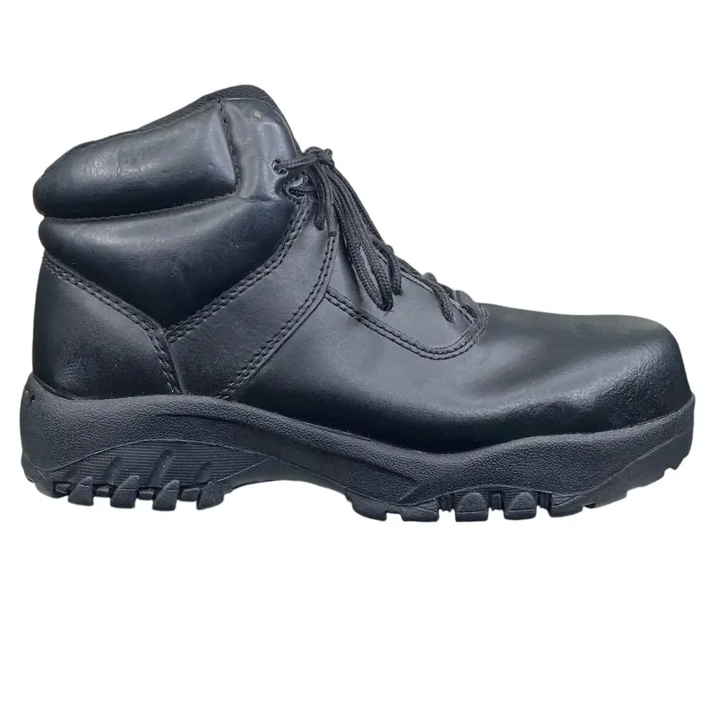 Worx X Red Wing Men’s Copper Black Leather Safety Toe Boot Size US 7.5